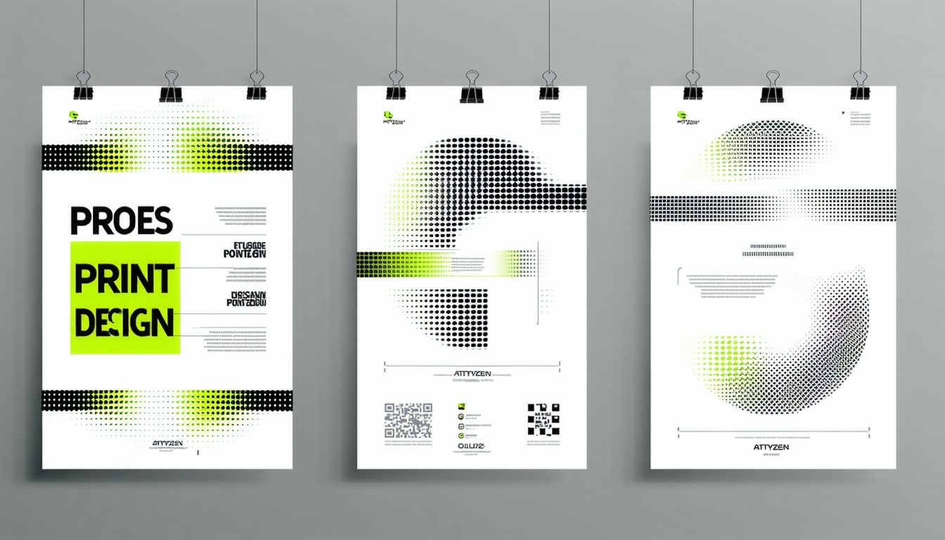 Professional print design examples by ATTYZEN